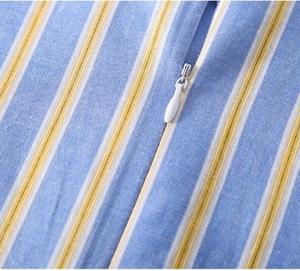 Nuevos Productos: Vestido de Verano para Niña, Estilo Preppy, con Rayas, Hombros Descubiertos, Lazo de Princesa, Algodón Transpirable, de China - Product Image 3