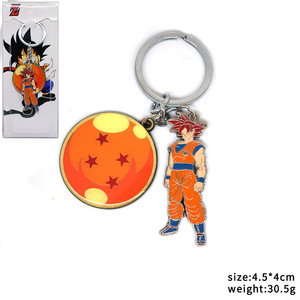 4 Style Nouveau DBZ <span class=keywords><strong>Porte</strong></span>-clés en métal Logo Anime <span class=keywords><strong>Goku</strong></span> sept étoiles Pendentif boule <span class=keywords><strong>Porte</strong></span>-clés en alliage métallique <span class=keywords><strong>Porte</strong></span>-clés sac à dos pour enfants Cadeau - Product Image 2
