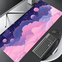 Grand tapis de souris de jeu en caoutchouc naturel à motif HD personnalisé Base antidérapante Tapis de souris imperméable et résistant à l'usure pour le bureau
