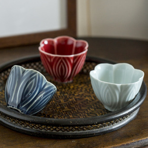 Ceramic <b>Teacup</b> Magnolia Pattern Embossed Tasting Cup Kung Fu Tea Set Single Pu'er Tea Bowl Hand Made Superior Quality - Product Image 3
