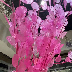 Steli di Lunaria Annua Essiccati e Conservati in Beige, Bianco, Verde, Rosa, <span class=keywords><strong>Viola</strong></span> e Argento per Decorazioni Casa, Feste, San Valentino, Festa della Mamma, Laurea - Product Image 5