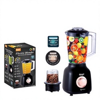 Europese standaard 1,5L elektrische hogesnelheidsblender met 5 standen, plastic babyvoedselprocessor, vleesmolen, huishoudelijke sapcentrifuge, mixer