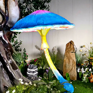 Sculptures lumineuses surdimensionnées en forme de champignons pour les places commerciales, les centres de villégiature, les parcs et les projets d'affichage de monuments photographiques fantastiques - Product Image 1