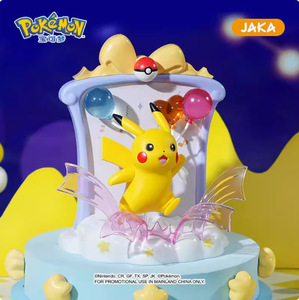 Cadre photo Baokemeng Happy Party assemblé, <span class=keywords><strong>Pikachu</strong></span> GengGui Fat Ding Meow Meow, modèle fait à la main, boîte Ming, ornements - Product Image 2