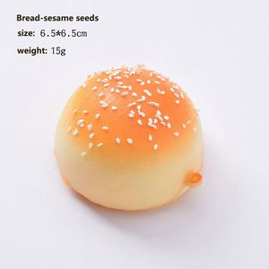 Série PU Pain Cuit : Jouet à Presser Anti-Stress à Rebond Lent, Effet Pain Simulé, pour Plus de 30 Modèles, Cadeau de Décompression pour Enfants et Adultes - Product Image 2