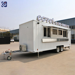 Remolque <span class=keywords><strong>de</strong></span> Comida Móvil <span class=keywords><strong>de</strong></span> 18 Pies, Totalmente Equipado, para Café, Tacos, Pizza, Helados, BBQ, Venta al Por Mayor - Product Image 2