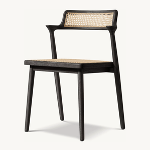 เก้าอี้ห้องรับประทานอาหาร sassanid เก้าอี้รับประทานอาหารด้านข้างสไตล์อเมริกันโอคาร์ - Product Image 4