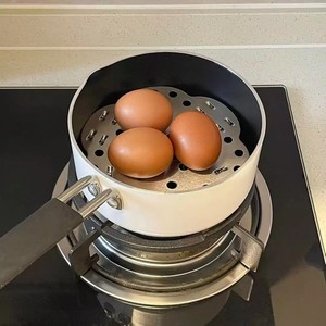 Folding <b>Steamer</b> Rack 304 Stainless Steel Telescopic For <b>Vegetables</b> Buns Eggs Double Boiler Use - Product Image 1