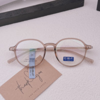 Vente chaude TR90 Optica Montures de lunettes unisexes Nouveau design avec motif animal Match de forme de visage de diamant en stock