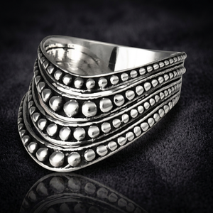 Anillo de Plata de Ley 925 hecho a mano, diseño a la moda, estilo indonesio, joyería al por mayor, precio de fábrica - Product Image 3