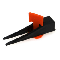Espical Système de nivellement de carreaux facile à installer Clips et entretoises de carreaux de 1.5mm d'épaisseur pour carrelage
