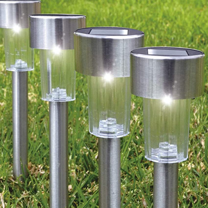 Projecteur LED en acier inoxydable IP65 à énergie solaire pour l'aménagement paysager, idéal pour les allées de jardin et les pelouses en extérieur (vente en gros) - Product Image 4