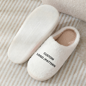 <span class=keywords><strong>Pantofole</strong></span> Personalizzate <span class=keywords><strong>con</strong></span> Logo/Motivo 11C-3.5Y, Ciabatte Peluche Morbide Antiscivolo per Bambini, Uso Interno - Product Image 3