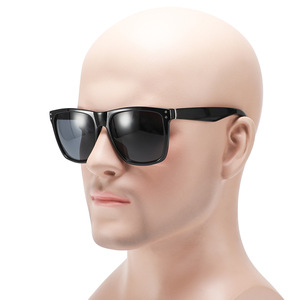Nuevas Gafas de Sol UV400 con Marco Cuadrado Negro, Unisex, Protección Solar, para Pesca, Viajes y Actividades al Aire Libre, Hechas en Wenzhou, Modelo 4379 - Product Image 1