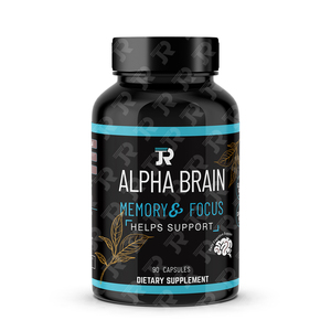 OEM alfa cervello zinco nootropico supplemento memoria chiarezza mentale miglioramento cognitivo L-teanina vitamina B6 capsule - Product Image 1