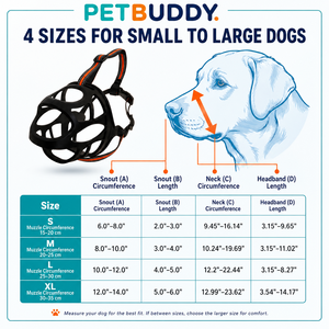 Adjustable Plastic Dog Muzzle Breathable Anti Bite Training Bite Guard Reflective <b>Collar</b> for Dogs - Product Image 2