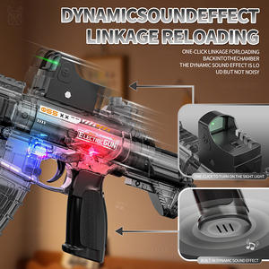 Nuevo Diseño Mejorado Pistola de Juguete de Plástico M416 con Ráfaga Eléctrica Automática de Mano, Lanzador de Agua Luminoso para Niños y Niñas - Product Image 4