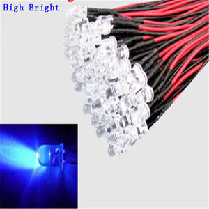 5 مللي متر 3 مللي متر 10 مللي متر 8 مللي متر ديود المقاوم أدى ضوء المصباح بإضاة <span class=keywords><strong>Led</strong></span> قبل السلكية DC 20 سنتيمتر 10 مللي متر 12V للسيارة - Product Image 6