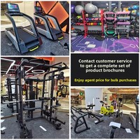 Ensemble de musculation multifonctionnel Hummer, rack à squats pliable, structure en acier, équipement de fitness commercial pour intérieur, musculation et cardio