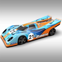 Voiture RC Rlaarlo AK-917 en fibre de carbone 1/10, moteur brushless 120A, 4 roues motrices, véhicule de course sur route à grande vitesse, télécommande électrique RTR