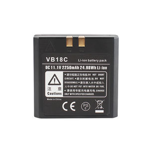 Godox V86011/V850II/V860/V850 flaş ışıkları için VB18-C şarj edilebilir lityum pil paketi - Product Image 1