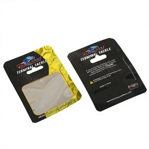 Bolsas de Mylar con Cierre Hermético Personalizadas de Haodong Packing, Bolsas de Plástico Transparente para Aparejos de Pesca, para Anzuelos de Pesca, con Orificio Euro - Product Image 3