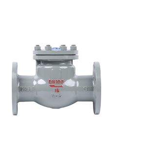 Mặt bích thép carbon Swing kiểm tra van H44H-16C thép đúc tiêu chuẩn quốc gia nặng ống nước PTFE niêm phong 1/2 "-12" Kích thước cổng - Product Image 1