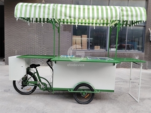Triciclo Elettrico Mobile per Trasporto Merci e Carretto Alimentare per Caffè, Street <span class=keywords><strong>Food</strong></span> e Servizio Bevande - Product Image 6