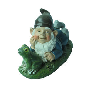 Figurine en résine vintage, décoration de jardin féerique, Figurine Miniature couchée sur un paréo en forme de <span class=keywords><strong>papillon</strong></span>, nom en polyrésine - Product Image 3