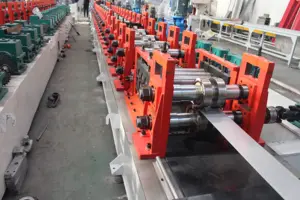 Automatic Butt Welding Seismic Support Channel For Photovoltaic Cold Roll Forming Machine