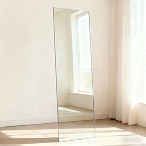 Wholesales China Factory Durable Standard Life-size <b>Mirror</b> <b>Floor</b> <b>Mirror</b> Decorative <b>Mirror</b> Can Be Used in Bedroom Home Decor - Product Image 1