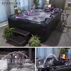 Prix du <span class=keywords><strong>Spa</strong></span> de Luxe Noir d'Extérieur pour 10 Personnes <span class=keywords><strong>dans</strong></span> une <span class=keywords><strong>Maison</strong></span> de Spas - Product Image 2
