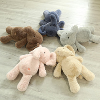 Peluche Apaisante Douce, Éléphant en Peluche Mignon Rembourré de Coton PP, Anti-Stress, Compagnon de Sommeil, Cadeau Confortable pour Enfants et Adultes