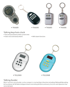 Orologio Parlante con Portachiavi in Inglese/Tedesco/Francese/Spagnolo/Italiano con Allarme e Annuncio Orario Ora per Ora per Non Vedenti e Ipovedenti - Product Image 6