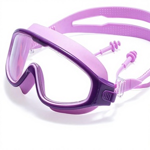 <span class=keywords><strong>Gafas</strong></span> <span class=keywords><strong>de</strong></span> Natación para Niños Seasprint, Antivaho, Antiderrames, Visión Amplia, 3-14 Años, con Tapones para los Oídos y Pinza Nasal - Product Image 1