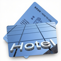 Tarjeta de Acceso para Habitaciones de Hotel, Mini Etiqueta de PVC con RFID Magnético Encriptado, Funciones de Membresía y Pago NFC, Diseño Impermeable, Sistemas Hoteleros