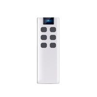 Transmisor de Fábrica 433Mhz 1-10 Teclas Código Variable Control Remoto con Pantalla para Puerta de Garaje Casa Inteligente YET2169