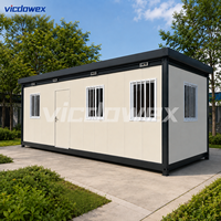 VICDOWEX Maison Modulaire Préfabriquée Personnalisée en Kit pour Camps de Construction, Bureaux, Entrepôts et Logements de Travailleurs