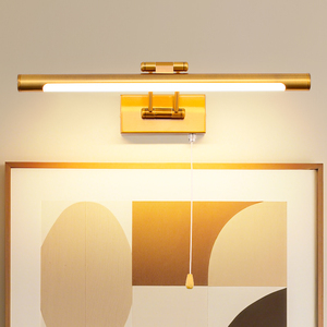 โคมไฟติดผนัง LED 8W รุ่นใหม่ สำหรับห้องน้ำ โรงแรม บ้าน ห้องนอน ห้องนั่งเล่น ภายในอาคาร ปรับได้ ใช้สำหรับไฟภาพวาด ทำจากทองเหลือง - Product Image 2