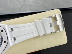 Reloj Mecánico de Lujo de la Mejor Calidad, Resistente al Agua, 42 mm, Fábrica APS, Movimiento ETA 3120, 15707, Reloj de Buceo de Cerámica Blanca - Product Image 6