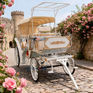 Chariot Équestre Électrique de Style Européen pour Parc d'Attractions, Visites Touristiques, Loisirs, Mariages et Cérémonies Royales - Product Image 1