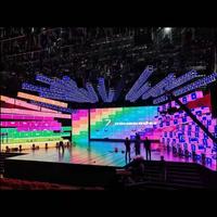 4m X 3m Système Complet P2 P3 P2.6 P2.9 P3.91 Affichage Led 500mm x 500mm Panneau Led Toile de Fond Écran Led Intérieur Extérieur