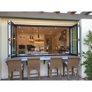 Ventana Plegable Moderna de Aluminio, Tipo Biombo, para Cocina y Bar al Aire Libre, Resistente a la Intemperie, de Alta Calidad - Product Image 3