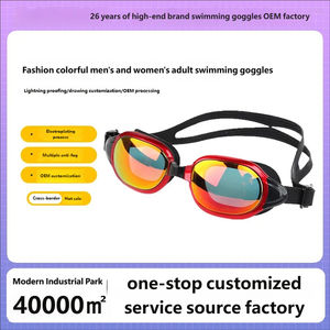 Gafas de Natación de Alta Definición Antivaho, Impermeables, con Protección UV, de Silicona, Unisex, para Adultos, para <span class=keywords><strong>Entrenamiento</strong></span> Profesional y Competencia - Product Image 6