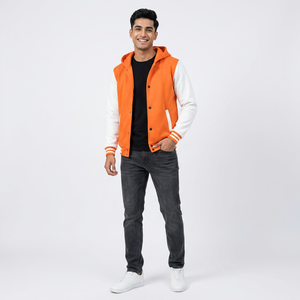 Vestes universitaires unisexes grande taille en gros, vestes universitaires vierges, vestes universitaires personnalisées avec logo, vestes universitaires simples style Letterman - Product Image 1