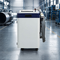 Máquina de Limpieza Láser Portátil de 1500W para Piezas de Automóviles, Eliminación de Capas de Óxido, Aceite y Grasa, Refrigerada por Agua, Funcionamiento Continuo