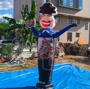 Tubo inflable de personaje ondulante de bienvenida personalizado de 3M, hombre, bailarín del <span class=keywords><strong>cielo</strong></span>, hombre, cocinero, bailarín de aire, Chef, inflables, publicidad - Product Image 6