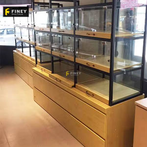 Cupcake-Vitrine mit Gutem Design, Bäckerei-Schaukasten, Wandmontierte Brot-Ausstellungsvitrine - Product Image 1