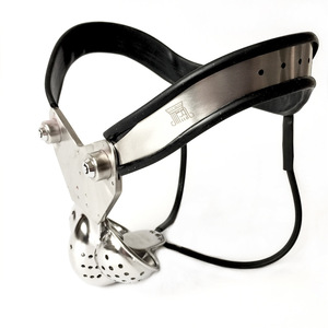 Jaula para pene completamente cerrada con nido escrotal, pantalones de castidad de abstinencia para hombres de <span class=keywords><strong>acero</strong></span> <span class=keywords><strong>inoxidable</strong></span>, ropa interior, dispositivos de bloqueo JJ - Product Image 6