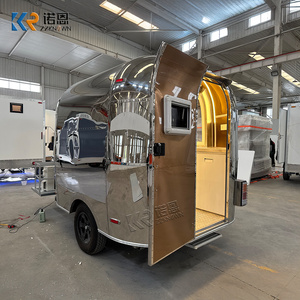 2.75M 스테인리스 스틸 푸드 트레일러 소형 간식 판매 카트 - Product Image 6